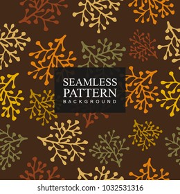 Seamless pattern background flower. Texture for backgrounds. Floral ornament, seamless texture for wallpapers, textile, wrapping vector illustration