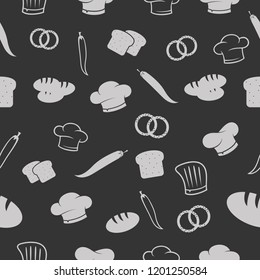 Seamless pattern background.  seamless pattern with fresh ingredients. backdrop