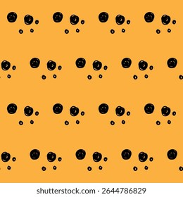 Seamless Pattern Background. Funny Positive Sketch Drawn Element Textile. Baby Kid Clothing Fabric Print. Simple Graphic Shape Wrapping Paper design. Wallpaper Abstract Line Art Pattern Swatch.