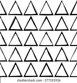 seamless pattern background funny triangle