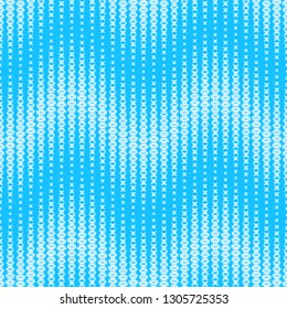 Seamless pattern, background. Geometric abstraction. White on blue. Useful as design element for texture and artistic compositions.