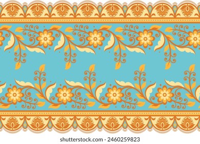 Seamless pattern background Geometric ethnic oriental ikat seamless pattern traditional Design for background, carpet, wallpaper, clothing, wrapping, Batik, fabric, illustration embroidery.