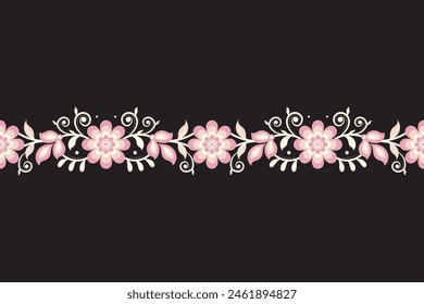 Seamless pattern background Geometric ethnic oriental ikat seamless pattern traditional Design for background, carpet, wallpaper, clothing, wrapping, Batik, fabric, illustration embroidery.

