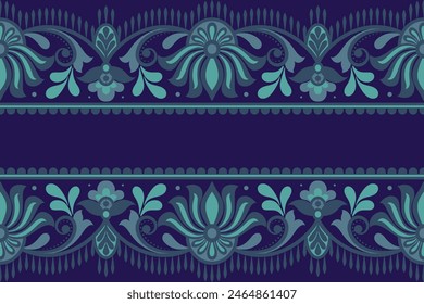 Seamless pattern background Geometric ethnic oriental ikat seamless pattern traditional Design for background, carpet, wallpaper, clothing, wrapping, Batik, fabric, illustration embroidery.
