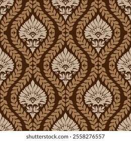 Seamless pattern background Geometric ethnic oriental ikat seamless pattern traditional Design for background, carpet, wallpaper, clothing, wrapping, Batik, fabric, illustration embroidery.
