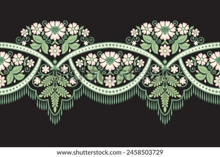 Seamless pattern background Geometric ethnic oriental ikat seamless pattern traditional Design for background, carpet, wallpaper, clothing, wrapping, Batik, fabric, illustration embroidery.

