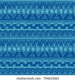 Seamless pattern background with geometrical ornaments