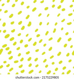 seamless pattern background with green dots