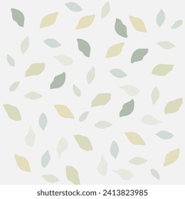 seamless pattern background with green leaves. vector illustration