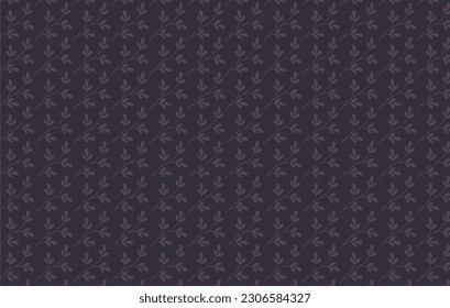 fondo de patrón transparente con tema de hojas y plantas