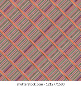 Seamless pattern background magical multicolored pencil.