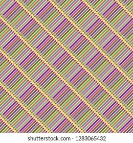 Seamless pattern background magical multicolored pencil.