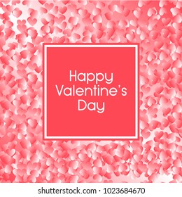 Seamless pattern background with the too many heart for Valentine's day