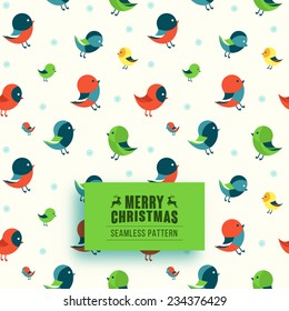 Seamless pattern background for Merry Christmas and happy New Year holidays