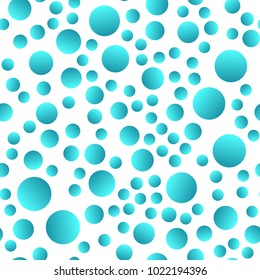 Seamless pattern background. Modern abstract and Classical antique concept. Geometric creative design stylish theme. Illustration vector. Blue tone gradient tone color. Circular shape