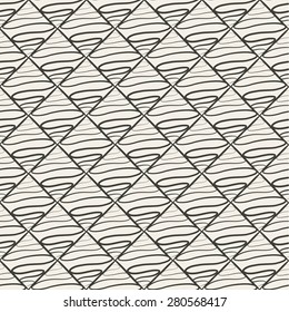 Seamless pattern background. Modern design line art. Vector geometric