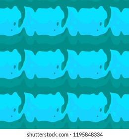 Seamless pattern background of multicolored lines with scribbler.