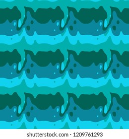 Seamless pattern background of multicolored lines with scribbler.