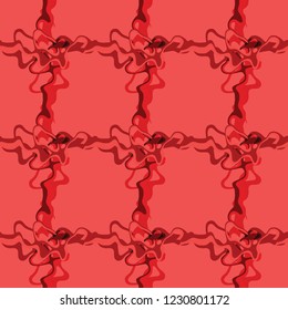 Seamless pattern background of multicolored lines with scribbler.