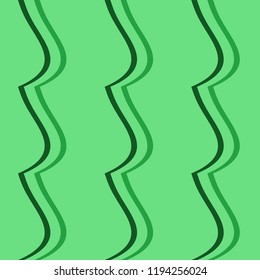 Seamless pattern background with multi-colored wavy lines.