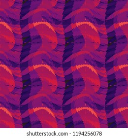 Seamless pattern background with multi-colored wavy lines.