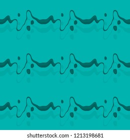 Seamless pattern background with multi-colored wavy lines.
