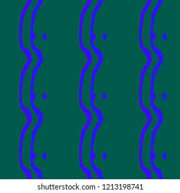 Seamless pattern background with multi-colored wavy lines.