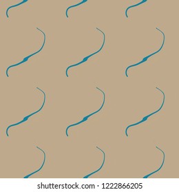 Seamless pattern background with multi-colored wavy lines.