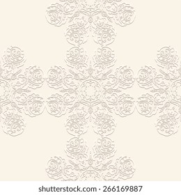 Seamless pattern background with ornament. Wallpaper pattern