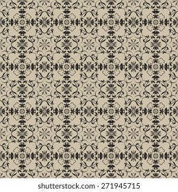 Seamless pattern background with ornament. Wallpaper pattern