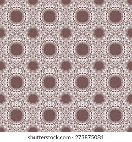 Seamless pattern background with ornament. Wallpaper pattern