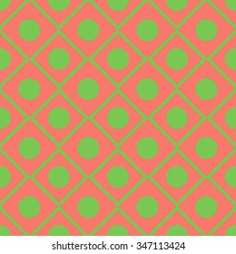 Seamless pattern for background and packaging, bright geometric circle. Geometry 100%. The best choice for design. Vector EPS 10