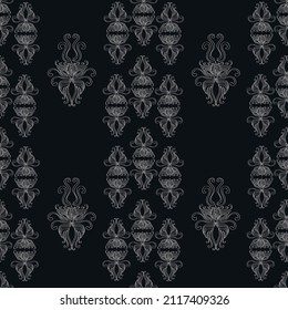Seamless pattern. Background with patterns and geometric shapes. Abstract pattern. Wallpaper for commercial use. Beautiful pattern with swirls