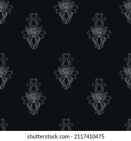 Seamless pattern. Background with patterns and geometric shapes. Abstract pattern. Wallpaper for commercial use. Beautiful pattern with swirls