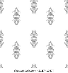 Seamless pattern. Background with patterns and geometric shapes. Abstract pattern. Wallpaper for commercial use. Beautiful pattern with swirls