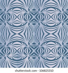 seamless pattern background from plant motive in retro style