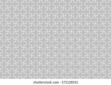 Seamless Pattern Background with Puzzle Concept Design