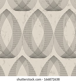 fondo de patrón transparente, estilo retro/vintage, ovalado