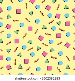 seamless pattern background shape combination