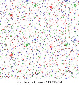 Seamless pattern background with splashes. Colorful blots from the brush. Vector Wallpaper with ink drops