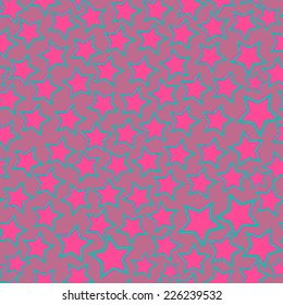 Seamless pattern background with stars.