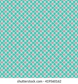 Seamless pattern background with teal color