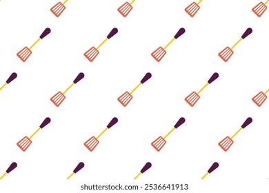Seamless pattern background template with labor equipment icons