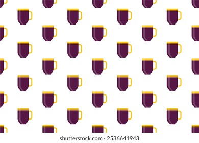 Seamless pattern background template with labor equipment icons