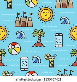 Seamless pattern background for textile, fabric
