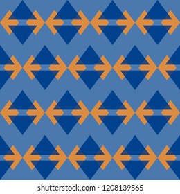 Seamless pattern background with triangles, colorful illustration