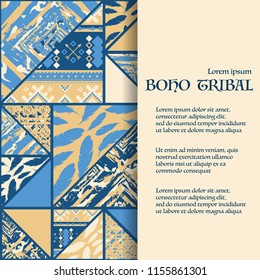 Seamless pattern background with triangles and different colors