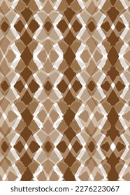 Seamless pattern background from a variety of autumn geometric squares pattern.