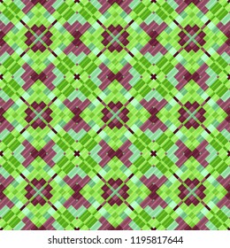 Seamless pattern background from a variety of multicolored squares.