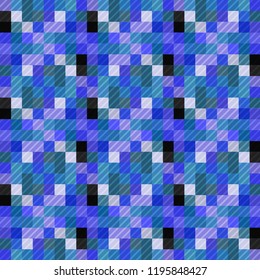 Seamless pattern background from a variety of multicolored squares.